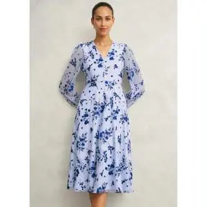 Hobbs Ella Embroidered Dress